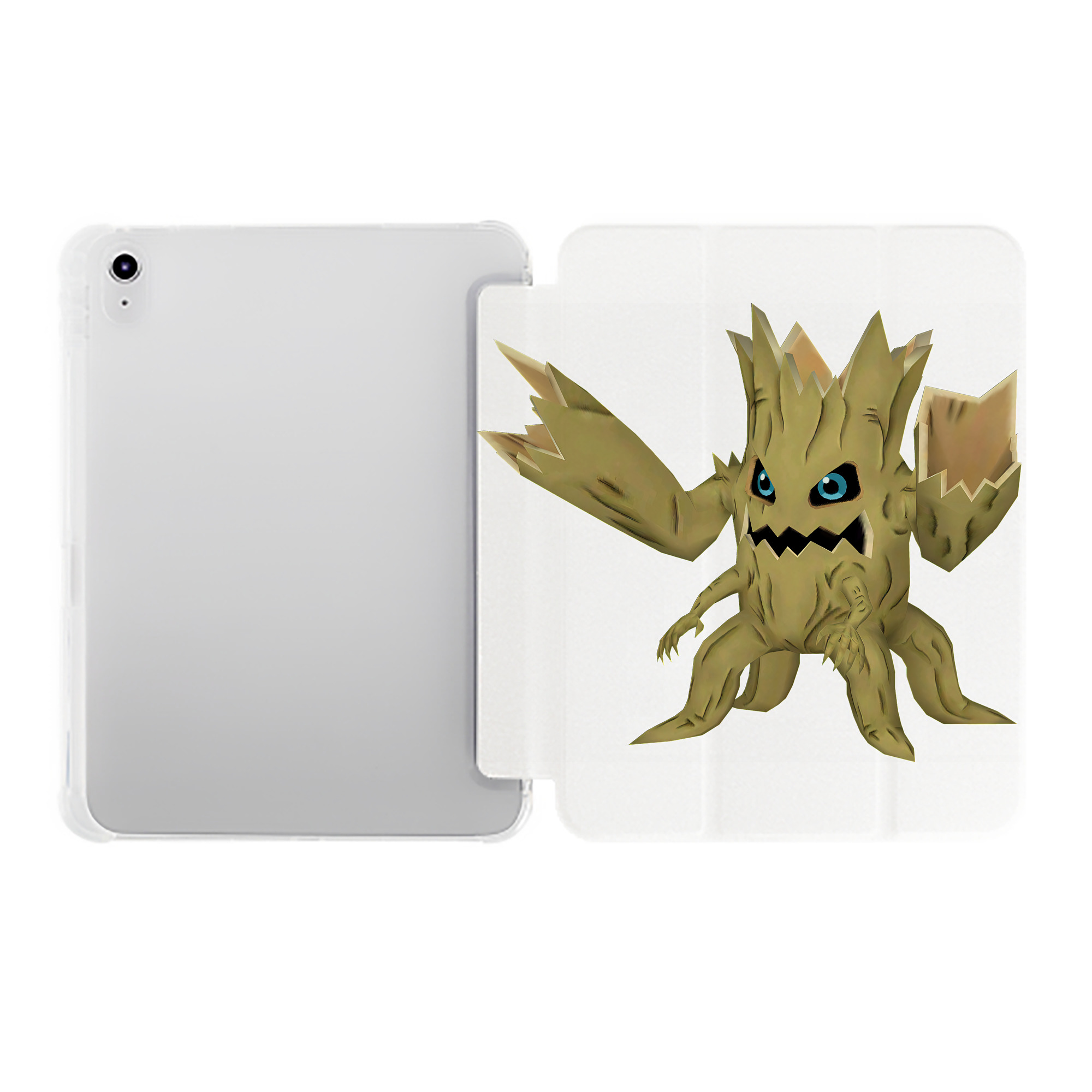 （画像用） Digimon デジタルモンスター/デジモン IPad ケース ペン収納付き 三つ折りスタンド PUレザー×シリコン 対応機種9.5/10.5/10.9インチ